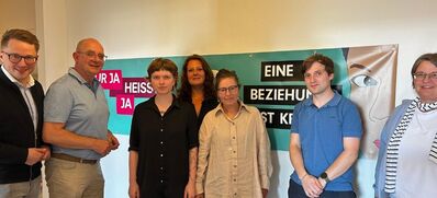 SPD-Delegation mit dem Team von Frauen e.V.