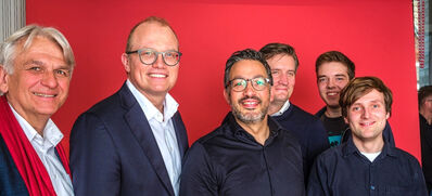 Mitglieder der SPD Coesfeld mit Spitzenkandidat Jochen Ott und Landtagskandidat Sami Bouhari