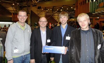 Carsten Rampe, André Stinka, Jan Peter Klingelhöfer und Heiner Kiekebusch