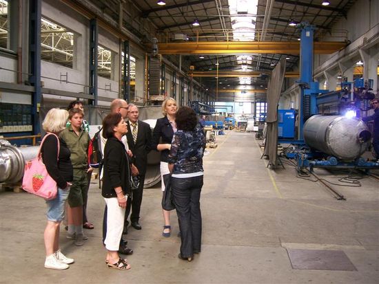 Besichtigung der Fertigung bei Thies